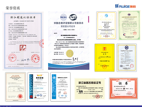 瑞格荣誉资质